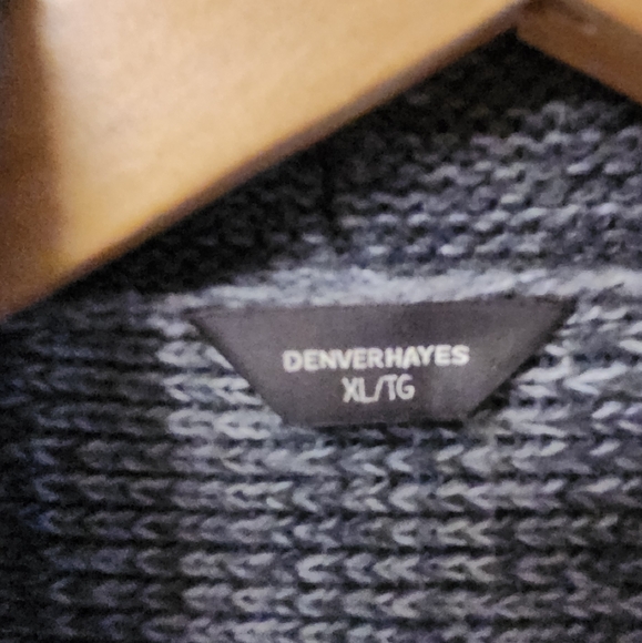 Womens Denver Hayes Greys / Black Waterfall Style Knit Cardigan Size XL - Picture 3 of 4